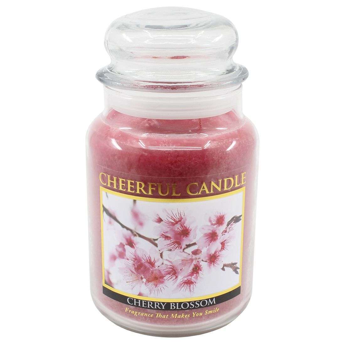 CHEERFUL CANDLE – CHERRY BLOSSOM SCENTED CANDLE 3 SIZES MADE IN USA
